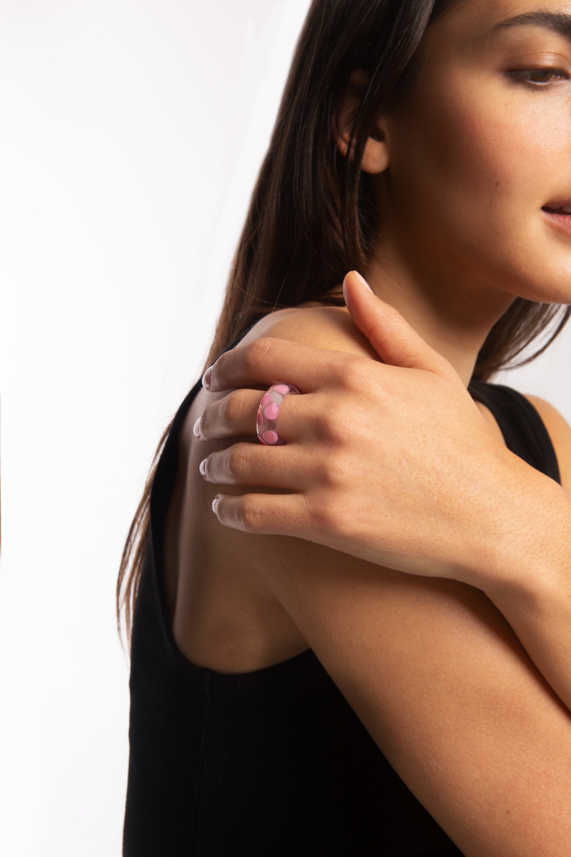Pink Palomita Ring