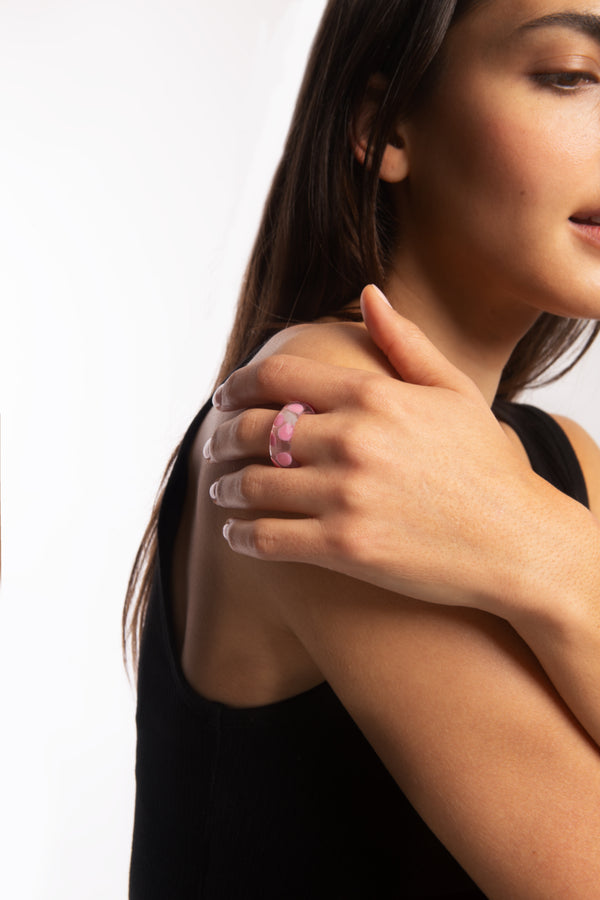 Pink Palomita Ring