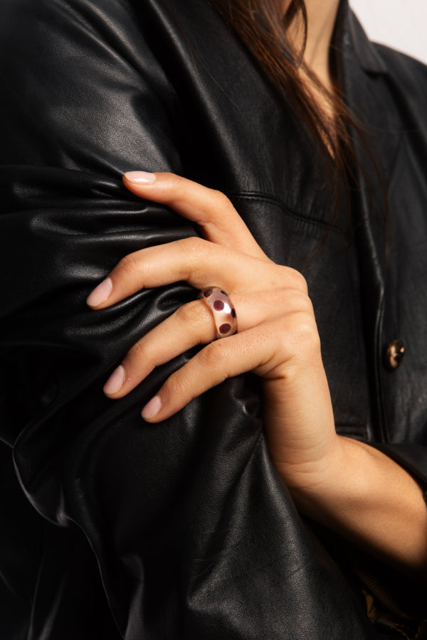 Black Palomita Ring