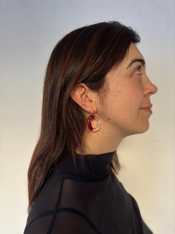 Dulce Red Earrings