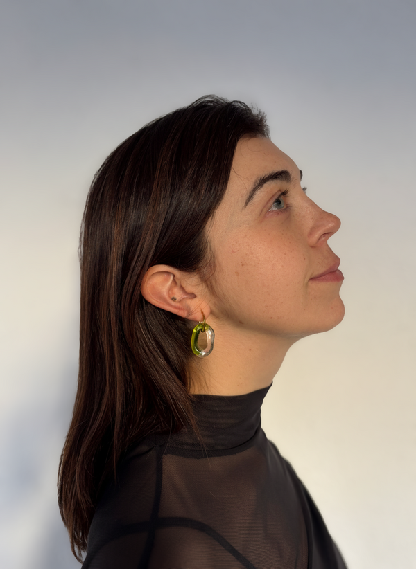 Dulce Green Earrings