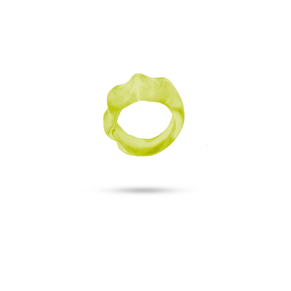 Green Onda Ring