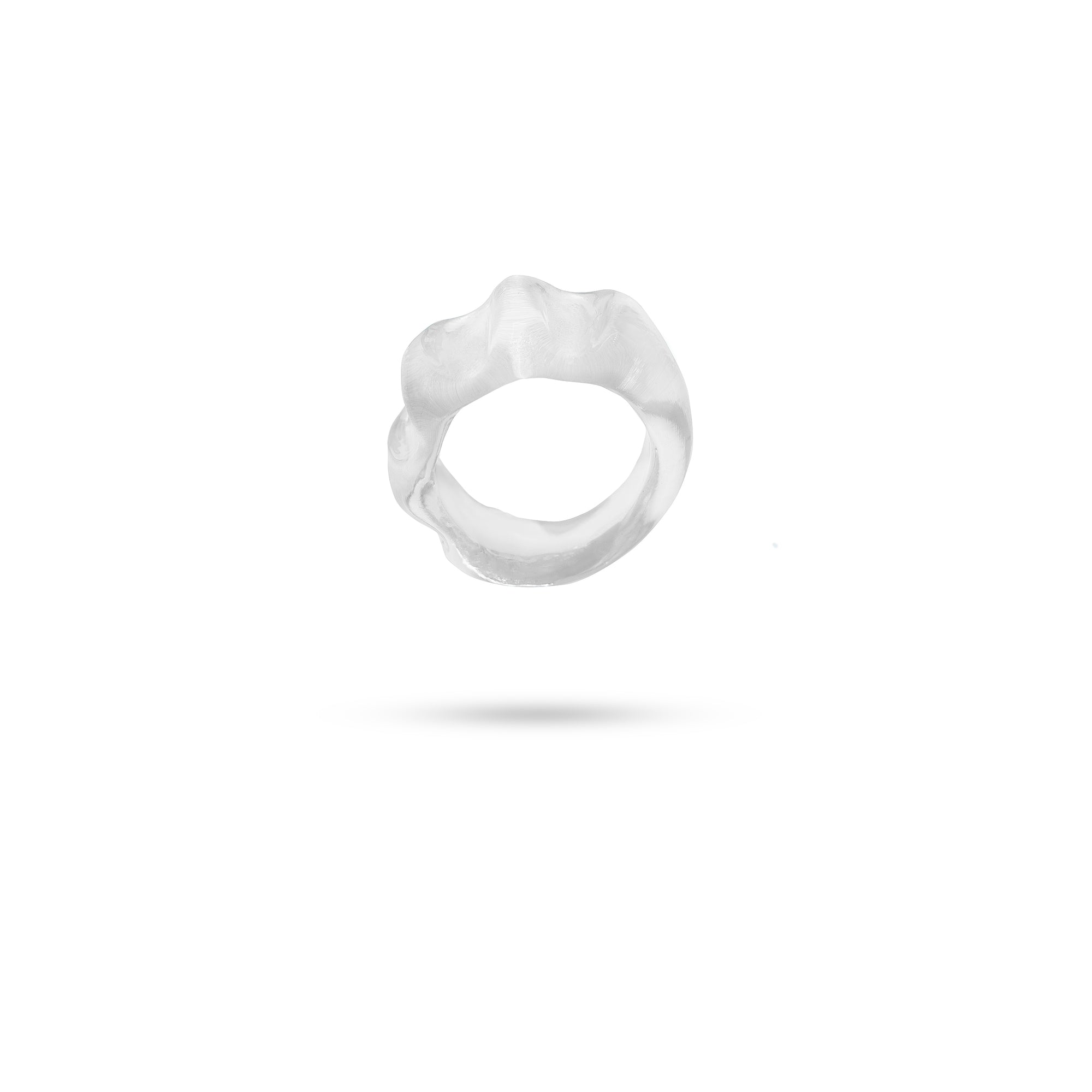Clear Onda Ring