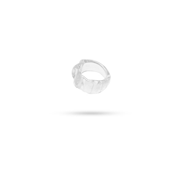 Clear Onda Ring